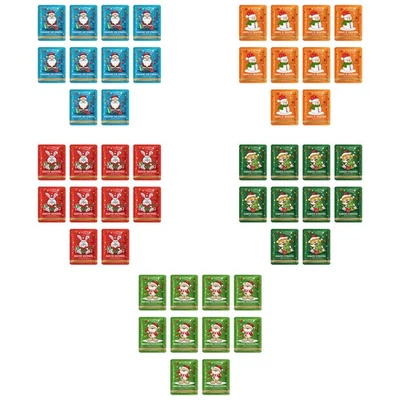 10Pcs Facial Mask Beauty Christmas Theme Improve Skin Condition Face Mask - Image 1 of 3