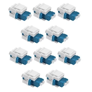 Adaptateur Fibre Optique LC LC Vers LC Duplex Multimode 10GB F/F Coupler p1144 - Photo 1/7