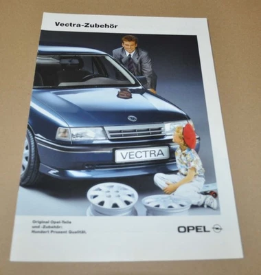 1989 Opel Vectra Zubehor аксессуары брошюра проспект DE - Изображение 1 из 3