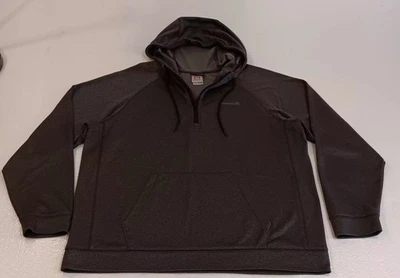 Sudadera con capucha pulóver Avalanche Outdoor Supply Co XL gris oscuro 1/4 cremallera LS para hombre Foto 1 de 4