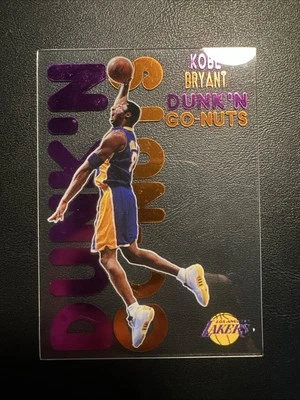 Kobe Bryant Lakers Dunk 'N Go Nuts Promo Acetate Card RARE **Not EX Century** - Image 1 of 2