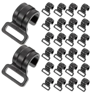 50 Pezzi Clip per Teloni Resistenti Plastica Tenda Palo Connettori Campeggio - Foto 1 di 19