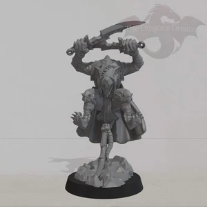 Rat Assassin - Leaping Attack - Dungeons and Dragons, 5e, Pathfinder, NPC - Imagen 1 de 5