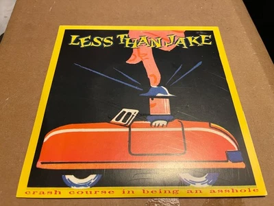 Less Than Jake Crash Course In Being An Asshole 7" Black Vinyl  Rhetoric Records - Image 1 of 4
