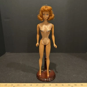 Vintage 1962 gerades Bein Tizian rote Haare Midge Barbie Puppe #860 - Bild 1 von 17
