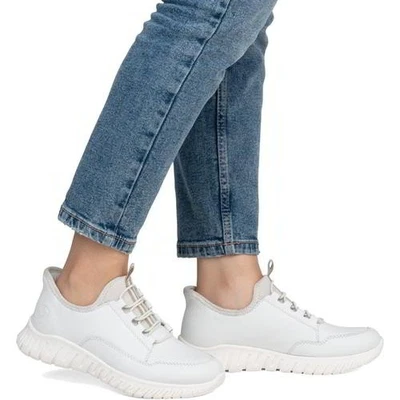 Rieker Womens Ladies White Sport Styled Trainers Sneakers Sports Shoes Size 4-8 - Image 1 of 4