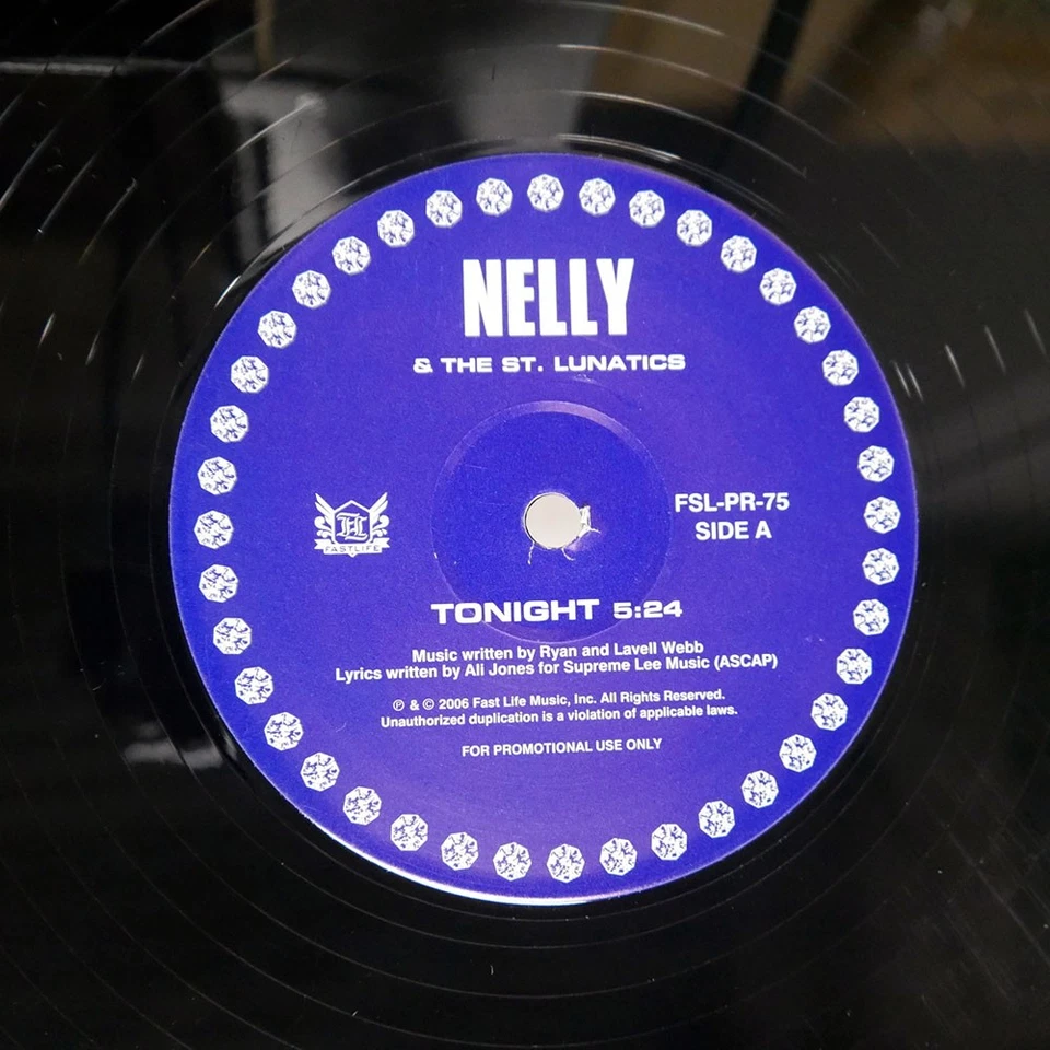 NELLY TONIGHT FAST LIFE MUSIC, INC. FSLPR75 Europe VINYL 12 Foto 1 de 1