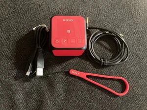 Sony SRS-X11 Wireless Portable Speaker Red Tested And Works With Cables! - Picture 1 of 7