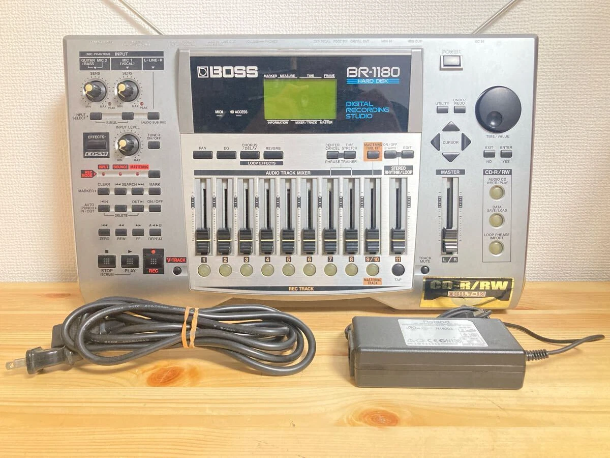 BOSS BR-1180 CD Digital Recording Studio Multi Track Recorder w