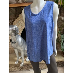 Duluth Armachillo Cooling Blue Tank Top Zipped Pocket Women’s Size XL - Picture 1 of 5