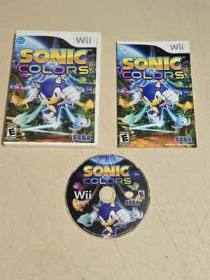 Nintendo Wii Sonic Colors Sega 2006 * MINT DISC * CIB * SHIPS SAME DAY! - Image 1 of 2