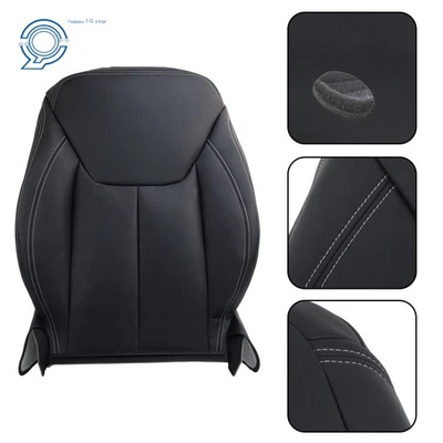 Capa de assento traseira de passageiro para Jeep Wrangler 2013 2014-2017 couro direito preta - Imagem 1 de 4