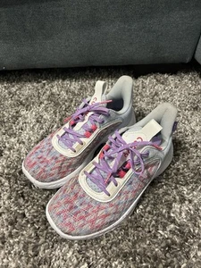 Under Armor Curry Flow 9 For the W Youth 6.5 White Purple Basketball Shoe - Picture 1 of 6