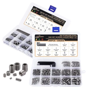1150PCS Screws Assortment Kit, Standard Metric + SAE Stainless Steel Screws, ... - Bild 1 von 8