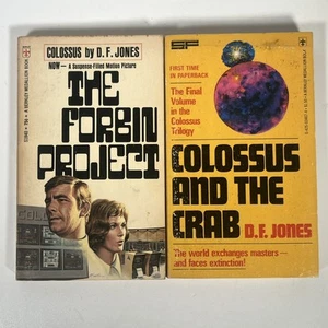 Colossus The Forbin Project + Colossus And The Crab By D.F. Jones PB Lot Of 2 - Imagen 1 de 8