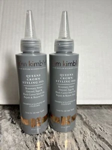 Kim Kimble QUEENS CROWN STYLING OIL 4.oz HAIR REPAIR NOURISH & STYLE (2PK) - Picture 1 of 2