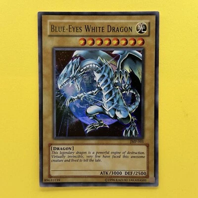 NM Blue-Eyes White Dragon JMP-001 Ultra Rare YuGiOh teka - Image 1 of 2