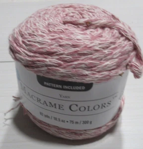 Loops & Threads ~ Macrame Colors Yarn, DRIED ROSE MARBLE. - Picture 1 of 1