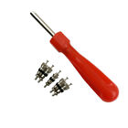 Valve Core Remover Tool & 5 Cores for Car Bike Truck Motorcycle