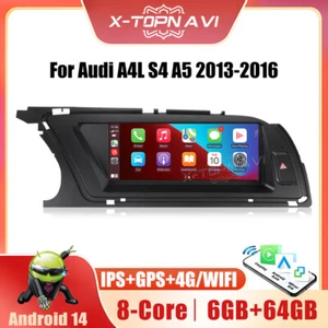 8.8'' Android14 4G Autoradio CarPlay GPS DAB+ BT5 8Kern für Audi A4 B8 2013-2016 - Bild 1 von 18