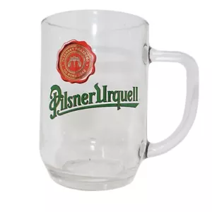 Vintage Urquell Pilsner glatte Bierbar klares Glas Stein Sohm 0,5 l Barware - Bild 1 von 3
