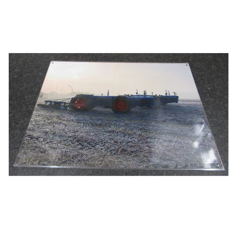 Doe Triple D Tractor Frosty Morning Metal Sign 30x40cm Vintage Farming - Image 1 of 1