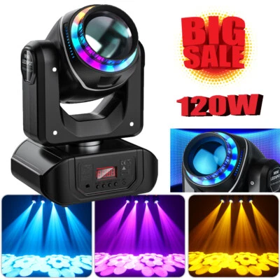 150W 18Prism Moving Head LED Light RGBW Gobo Beam Stage Lighting DJ Disco DMX US - Image 1 of 4