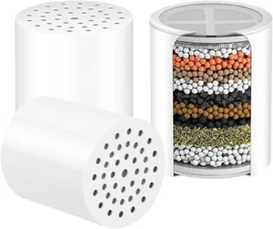 3 Pack Replacement Shower Filter Cartridge for MyHalos® High Pressure Showerhead - Picture 1 of 5