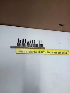 Snap On Tools TMA SAE Hex Allen Bit Socket Set 1/16 1/4 - Foto 1 di 10
