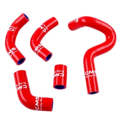 5PCS Red for 2003 2004-2006 Ducati 999 999S 999R 749 S R Silicone Radiator Hose - Image 1 of 4