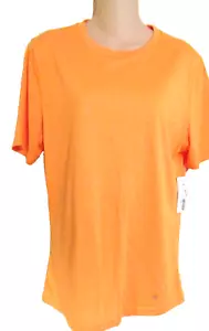 NWT XERSION CORAL PEACH POWER TEE POLYESTER TOP S/S T-Shirt Knit TUNIC sz: SMALL - Picture 1 of 13