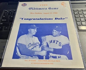 1980 New York Yankees & Mets Oldtimers Day Unscored Program Shea Stadium 23.08.80 - Bild 1 von 5