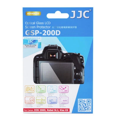 GSP-200D GLASS LCD Screen Protector for Canon 200D II SL2 Kiss X9 RP SL3 250D - Image 1 of 2