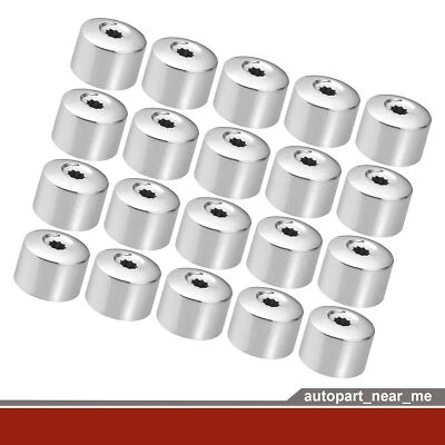 17mm Wheel Lock Lug Bolt Nut Cover Set fits for Volkswagen Tiguan 09-17 - 20 pcs Foto 1 de 4