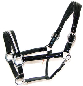 FSS GLISTEN CHAROL CRISTAL BRILLANTE BLING Alemán Comfort POSH HALTER COLLAR NUEVO - Imagen 1 de 5