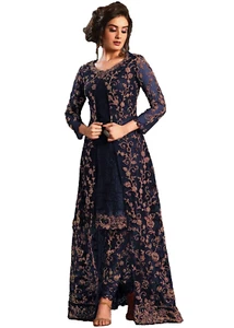 Abito da sposa indiano Salwar Kameez designer pakistano Bollywood party wear - Foto 1 di 6