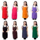 Kitchen Overalls Aprons Thicken Solid Color Waterproof Oil-proof Apron Men Women