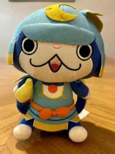 Hasbro Yokai Watch Plush Shogunyan Cat Stuffed Animal Toy Blue Yellow 6" 2015 T3 - Picture 1 of 5