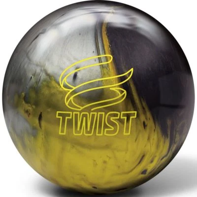 Brunswick Twist Black Gold Silver Bowling Ball NIB 1st Quality