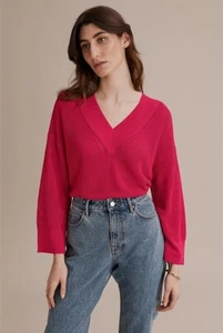 COUNTRY ROAD Beautiful V-neck Mesh Top Size XS 8 RRP $159 - Picture 1 of 3