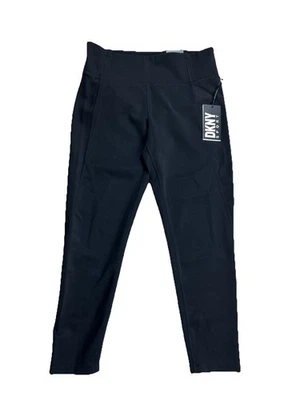 DKNY Sport Women's High-Waist 7/8 Leggings, Super Support Tight Black Size L NWT - Image 1 of 4