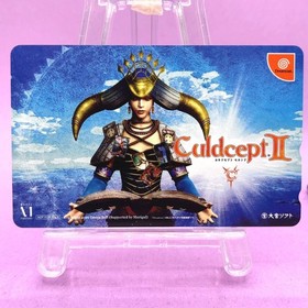 Culdcept II Goddess Dreamcast Game Phone Card Sega Omiya Soft 2001 JP GEME NEW