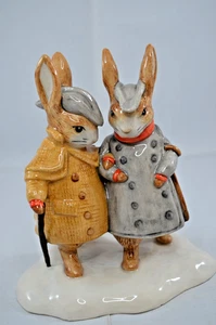 BESWICK BEATRIX POTTER TWO GENTLEMEN RABBITS P4210 - Picture 1 of 9