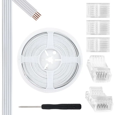 RGBZONE 32.8ft 5 Pin RGBW Extension Cable Wire and Pack LED Light Strip - Image 1 of 4
