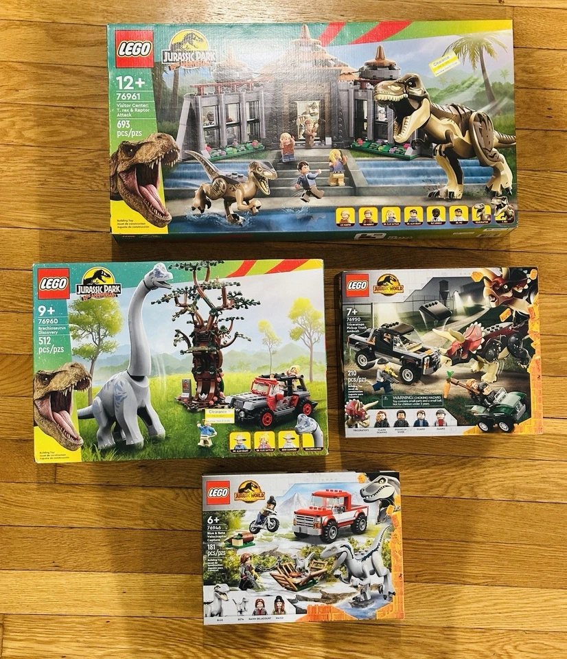 LEGO Parque Jurásico Lote 76961 Centro de Visitantes 76960 Brachiosaurus 76950 76946 NUEVO Foto 1 de 4