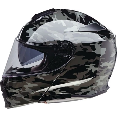 Z1R Solaris 2.0 Modular Helmet - Camo - Black/Gray - Large 0100-2610 - Imagem 1 de 4