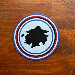 TOPPA SAMPDORIA coppa MARINAIO BACICCIA  patch CALCIO ultras cm 8  termoadesiva - Foto 1 di 2