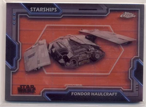 2024 Topps Star Wars Chrome Rebel Orange Refractor S-5 22/25 Fondo Haulcraft - Picture 1 of 2