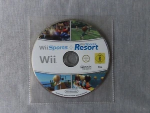 Nintendo Wii Sports & Resort Paquete Juego (SOLO DISCO) Juego Retro, Formato PAL - Imagen 1 de 3