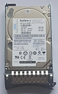 600 GB SAS IBM System X 90Y8872 ST600MM0006 10K RPM HDD 2.5" disco duro + caddy - Imagen 1 de 1